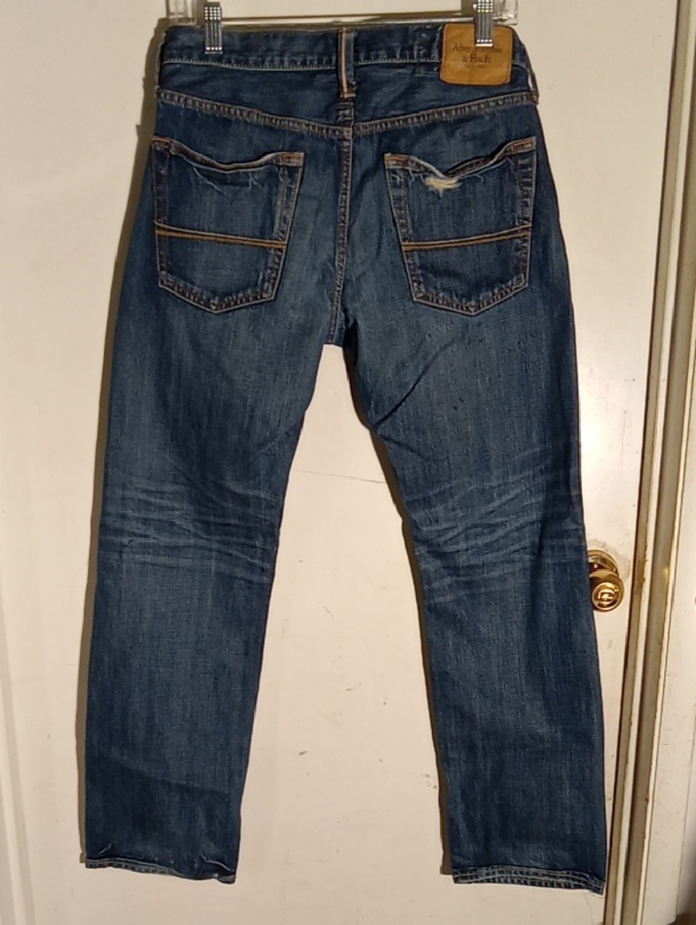 Men's Abercrombie & Finch Like No Stretch And Distressed Button Fly Nope They Ca